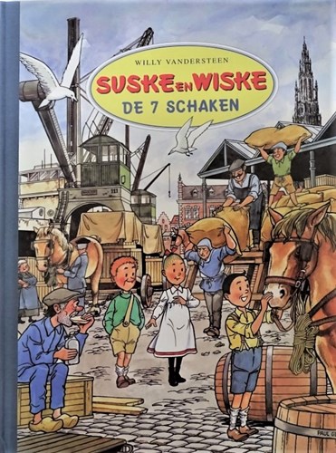 Suske en Wiske 31 - De 7 schaken, Hc+linnen rug, Suske en Wiske - Luxe Divers (Standaard Uitgeverij)