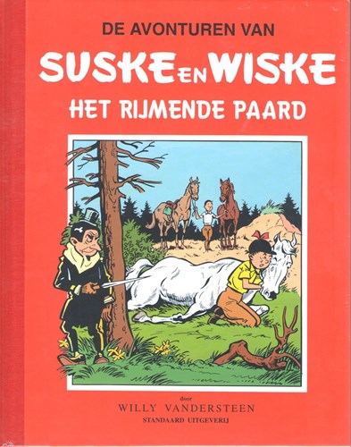 Suske en Wiske - Klassiek Rode reeks - Ongekleurd 50 - Het rijmende paard, Hardcover (Standaard Uitgeverij)