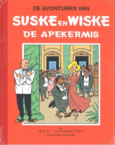 Suske en Wiske - Klassiek Rode reeks - Ongekleurd 57 - De apekermis, Hardcover (Standaard Uitgeverij)
