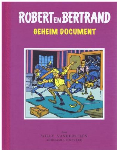 Robert en Bertrand 13 - Geheim Document, Hc+linnen rug, Robert en Bertrand - Adhemar uitgaven (Adhemar)