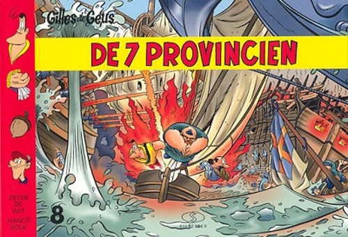 Gilles de Geus 8 - De 7 provinciën, Softcover, Eerste druk (1999), Gilles de Geus - Oblong (Silvester Strips)
