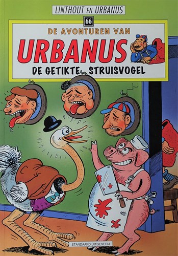 Urbanus 66 - De getikte struisvogel, Softcover, Eerste druk (1997) (Standaard Uitgeverij)