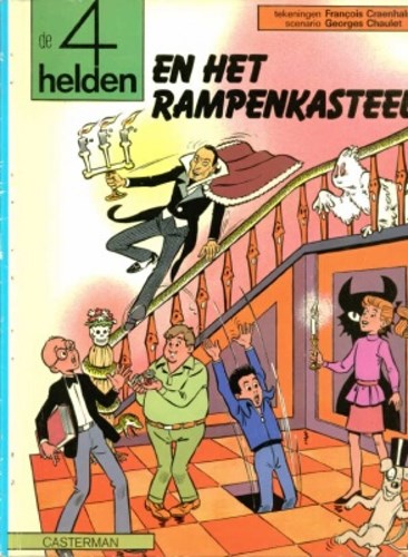 4 Helden, de 18 - De 4 helden en het rampenkasteel, Softcover (Casterman)