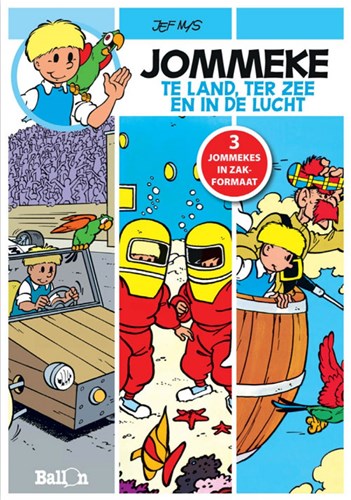 Jommeke - Pocket 9 - Pocket 9 -  Te Land, ter Zee en in de Lucht, Softcover (Ballon)