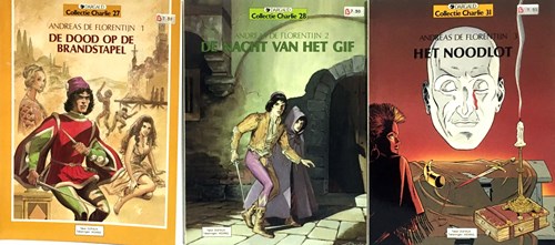 Collectie Charlie 27, 28, 31 - Andreas de Florentijn pakket , Softcover (Dargaud)