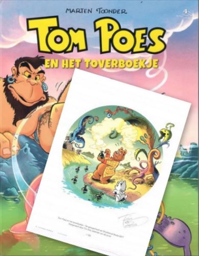 Tom Poes (Uitgeverij Cliché) 4 - Tom Poes en het Toverboekje, Hardcover+prent, Tom Poes (Uitgeverij Cliché) - HC+Prent (Cliché)