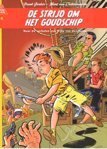 Bob Evers 4 - De strijd om het goudschip, Hardcover+prent (Boumaar)