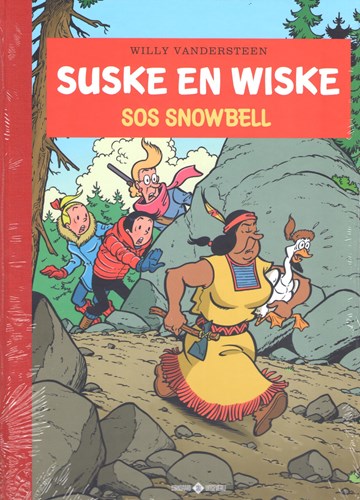 Suske en Wiske 343 - SOS Snowbell, Hc+linnen rug, Vierkleurenreeks - Luxe (Standaard Uitgeverij)