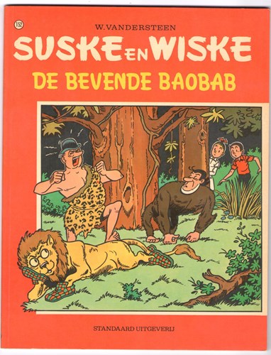 Suske en Wiske 152 - De bevende Baobab, Softcover, Eerste druk (1974), Vierkleurenreeks - Softcover