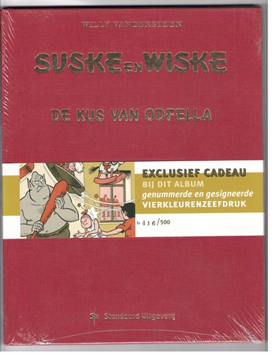 Suske en Wiske - Gelegenheidsuitgave  - De kus van Odfella, Hardcover (Standaard Uitgeverij)