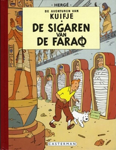 Kuifje 3 - De sigaren van de farao, Hc+linnen rug, Kuifje - Facsimile kleur (Casterman)