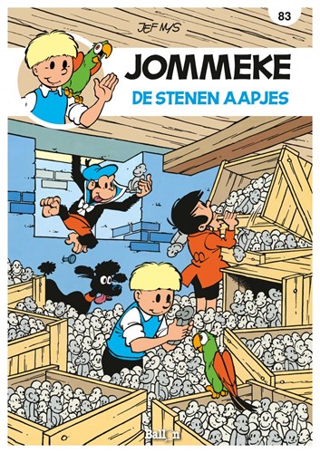 Jommeke 83 - De stenen aapjes, Softcover, Jommeke - Relook (Ballon)