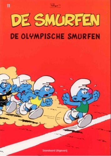 Smurfen, de 11 - De Olympische Smurfen, Softcover, Eerste druk (2010) (Standaard Uitgeverij)