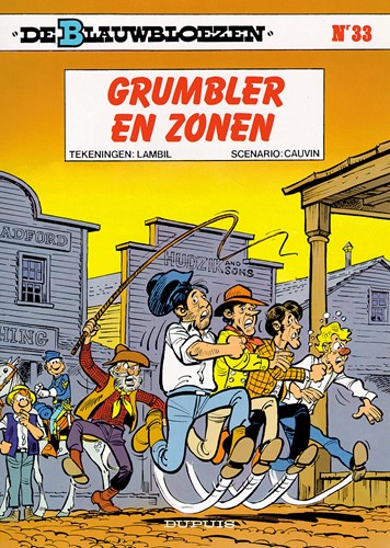 Blauwbloezen, de 33 - Grumbler en zonen, Softcover (Dupuis)