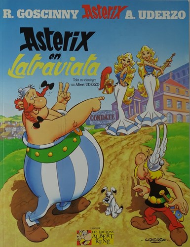 Asterix 31 - Asterix en Latraviata, Softcover, Eerste druk (2001) (Albert René)