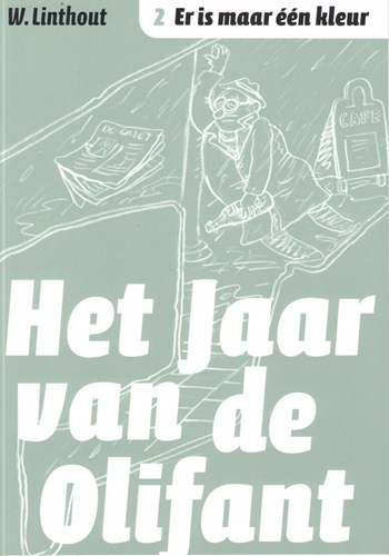 Jaar van de Olifant, het 2 - Er is maar één kleur, Softcover (Bries)