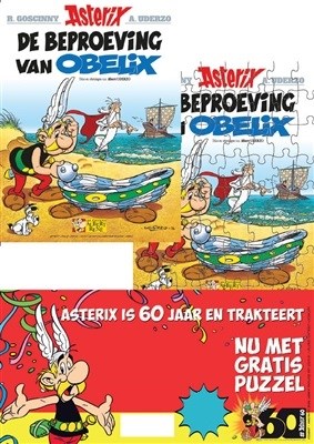 Asterix 30 - De beproeving van Obelix, Sc+puzzel, Asterix - 60 jaar - met puzzel (Hachette)