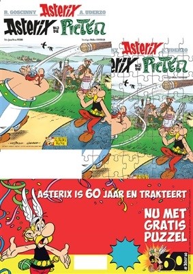 Asterix 35 - Asterix bij de Picten, Sc+puzzel, Asterix - 60 jaar - met puzzel (Hachette)
