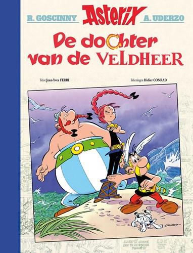 Asterix 38 - De dochter van de veldheer, Luxe (groot formaat), Asterix - Luxe (Hachette)