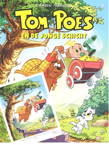 Tom Poes (Uitgeverij Cliché) 8 - Tom Poes en de jonge schicht, Hc+prent, Tom Poes (Uitgeverij Cliché) - HC+Prent (Cliché)