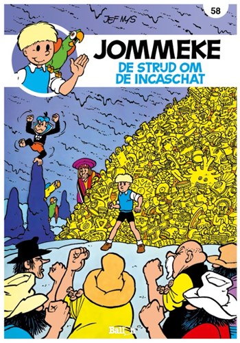 Jommeke 58 - De strijd om de Incaschat, Softcover, Jommeke - Relook (Ballon)