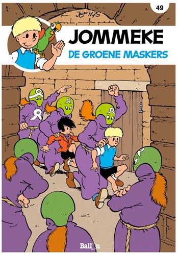 Jommeke 49 - De groene maskers, Softcover, Jommeke - Relook (Ballon)