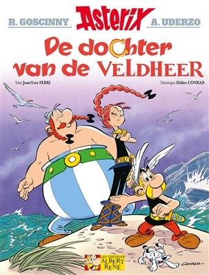 Asterix 38 - De dochter van de veldheer, Softcover + prent, Eerste druk (2019) (Albert René)