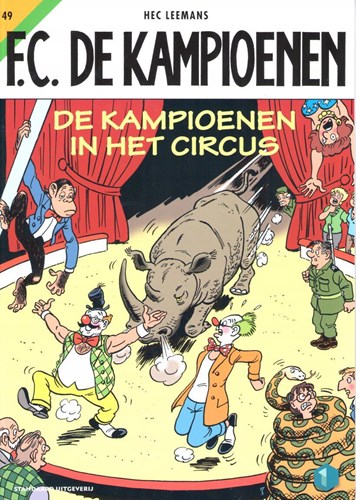 F.C. De Kampioenen 49 - De kampioenen in het circus , Softcover (Standaard Uitgeverij)