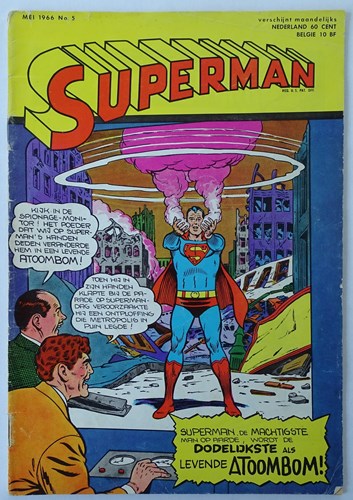Superman en Batman - 1966 5 - Levende atoombom, Softcover (Vanderhout & CO)
