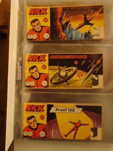 Nick, de ruimtevaarder 38 - De dood vliegt mee, Softcover, Eerste druk (1962) (Metropolis)