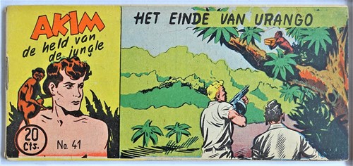 Akim - Held van de jungle, de 41 - Het einde van Urango, Softcover, Eerste druk (1954) (Walter Lehning)