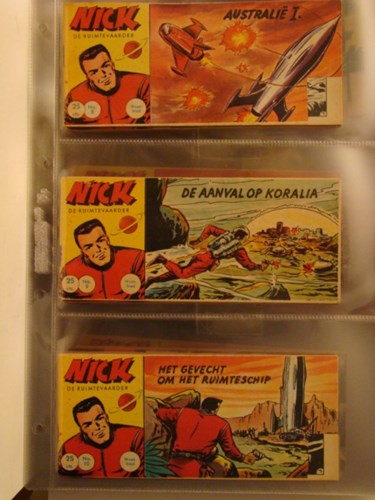 Nick, de ruimtevaarder 9 - De aanval op Koralia, Softcover, Eerste druk (1961) (Metropolis)