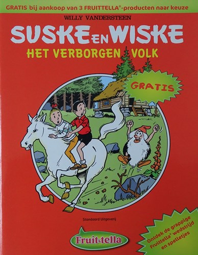 Suske en Wiske - Reclame  - Het Verborgen Volk editie Fruittella, Softcover (Standaard Uitgeverij)