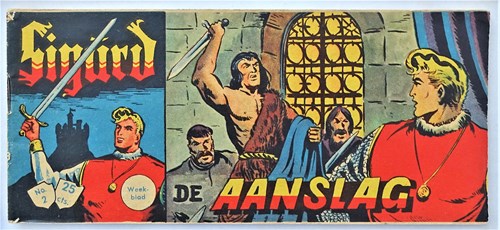 Sigürd - Eerste reeks 2 - De aanslag, Softcover, Eerste druk (1959) (Walter Lehning)