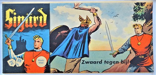 Sigürd - Eerste reeks 65 - Zwaard tegen bijl, Softcover, Eerste druk (1960) (Metropolis)