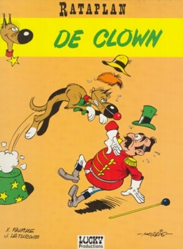 Rataplan 4 - De clown, Softcover, Eerste druk (1993) (Lucky Productions)