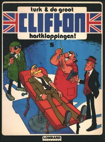 Clifton 5 - Hartkloppingen, Softcover, Eerste druk (1981) (Lombard)