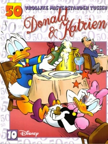 Donald Duck - 50 reeks 10 - 50 vrolijke misverstanden tussen donald en katrien, Softcover (Sanoma)