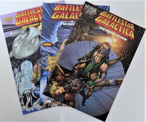 Battlestar Galactica  - The enemy within part 1-3, Issue (Maximum press)