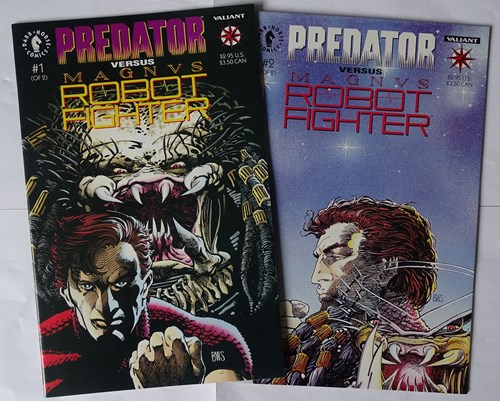 Predator versus Magnus  - Robot fighter part 1-2, Softcover (Dark Horse Comics)