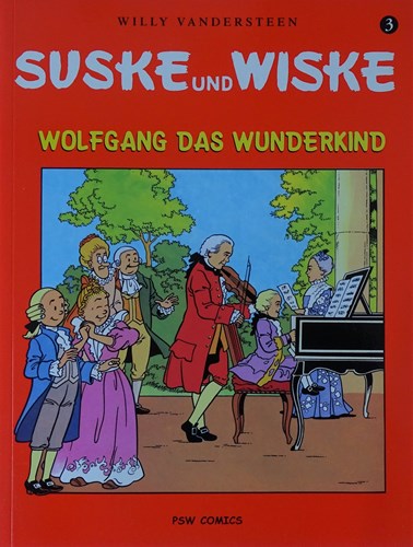 Suske en Wiske - PSW Comics 3 - Wolfgang das Wunderkind, Softcover (PSW comics)