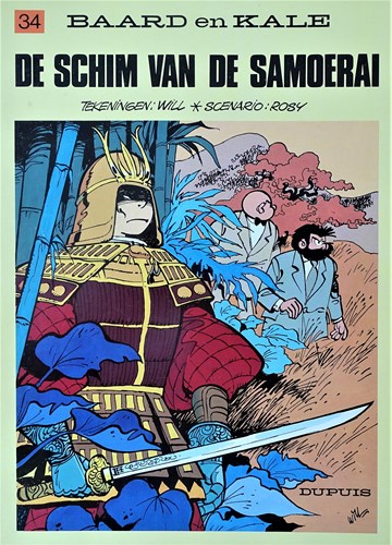 Baard en Kale - Verhalen 34 - De schim van de samoerai, Softcover, Eerste druk (1986) (Dupuis)