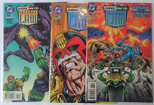 Judge Dredd  - Dredd of Knight - deel 1-3 compleet, Softcover (DC Comics)