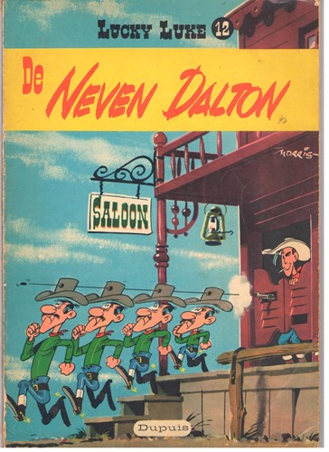 Lucky Luke - Dupuis 12 - De neven Dalton, Softcover, Eerste druk (1959) (Dupuis)