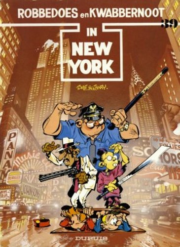 Robbedoes en Kwabbernoot 39 - Robbedoes en Kwabbernoot in New York, Softcover, Eerste druk (1987) (Dupuis)