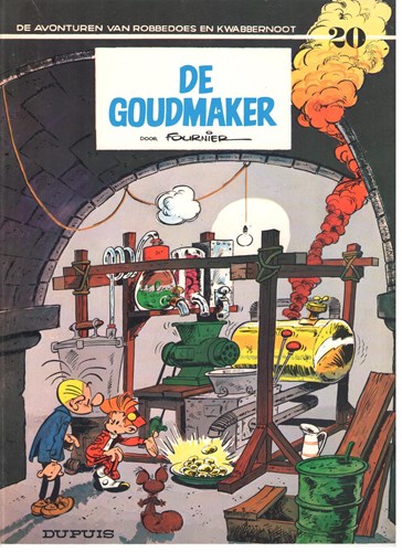 Robbedoes en Kwabbernoot 20 - De goudmaker, Softcover, Eerste druk (1970) (Dupuis)