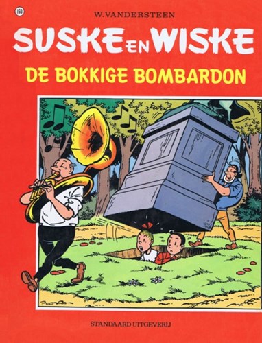 Suske en Wiske 160 - De bokkige bombardon, Softcover, Eerste druk (1976), Vierkleurenreeks - Softcover (Standaard Uitgeverij)
