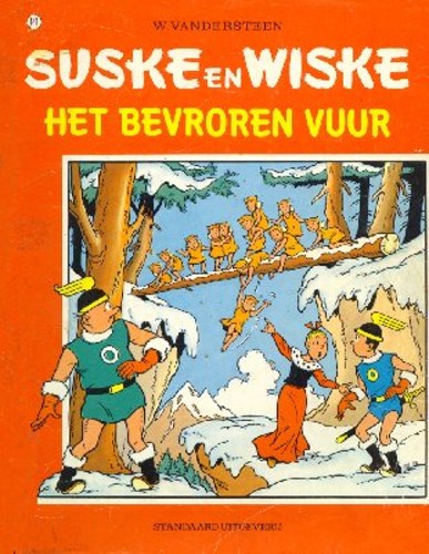 Suske en Wiske 141 - Het bevroren vuur, Softcover, Vierkleurenreeks - Softcover (Standaard Uitgeverij)