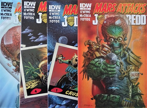 Judge Dredd  - Mars attacks, deel 1-4 compleet, Softcover (IDW)