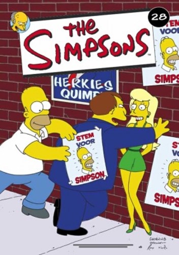 Simpsons, the 28 - Lang leve de kogelvrije vest + Stem op mij, Softcover (De Stripuitgeverij (Het Volk))